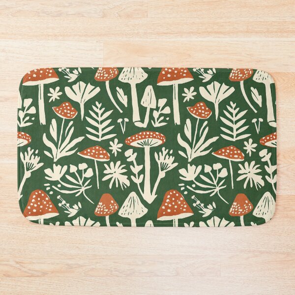Item preview, Red Mushrooms Cute Nature designed and sold by trajeado14.