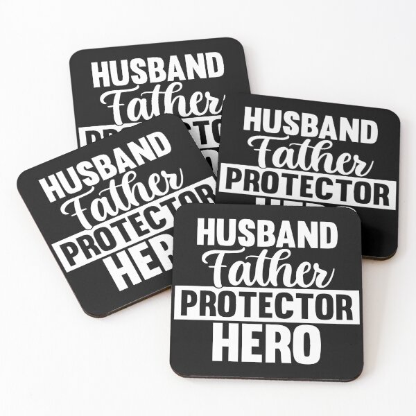 Item preview, Husband Daddy Protector Hero  Funny dad gift designed and sold by PrintItStudio.
