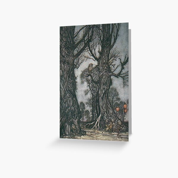 Item preview, Pumpkin Lanterns - Arthur Rackham  designed and sold by forgottenbeauty.