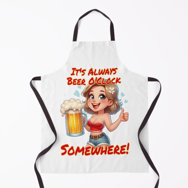 Item preview, It's always beer o'clock, somewhere! designed and sold by Black Sands Art.