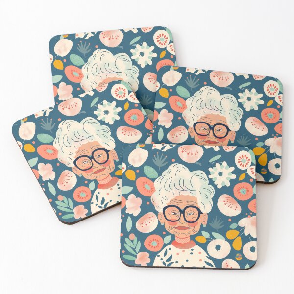 Item preview, Patrón floral de la abuela designed and sold by MindFulStudios.
