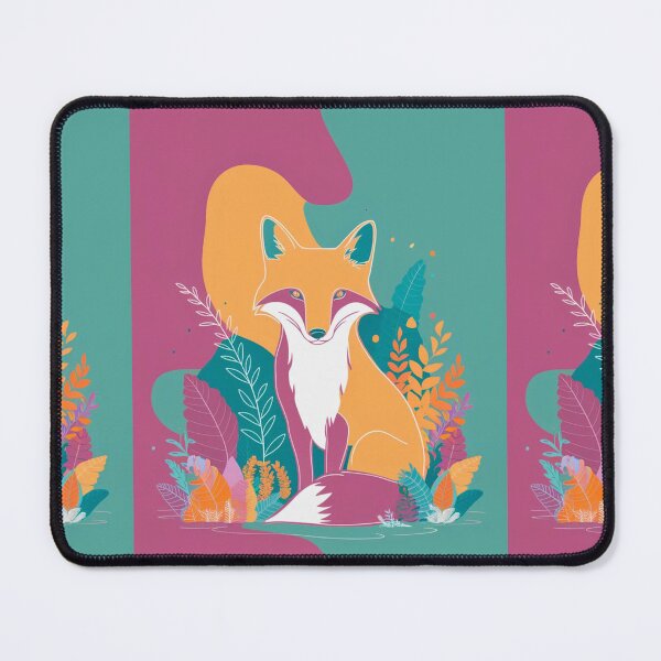 Item preview, Cute Fox. Adorable fox, watercolor fox, fox drawing, floral fox, fox image designed and sold by FoxVibes.