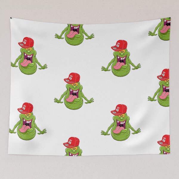 Item preview, Slimer the Sydney Swans Fan designed and sold by Fake Heston’s Scribble Emporium.