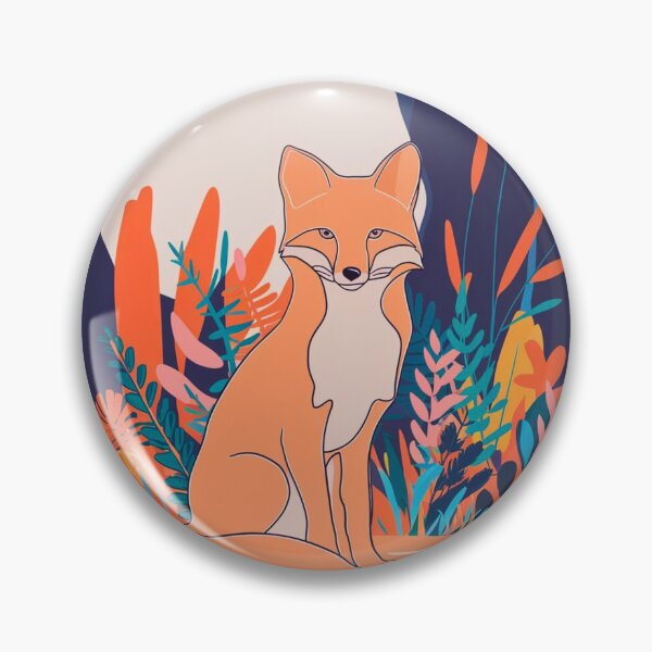 Artikelvorschau, Süßer Fuchs. Entzückender Fuchs, Aquarellfuchs, Fuchszeichnung, Blumenfuchs, Fuchsbild entworfen und verkauft von FoxVibes.
