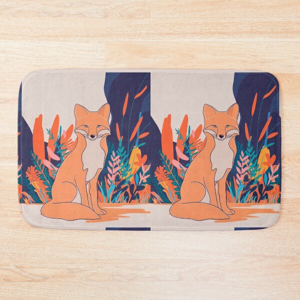 Item preview, Cute Fox. Adorable fox, watercolor fox, fox drawing, floral fox, fox image designed and sold by FoxVibes.