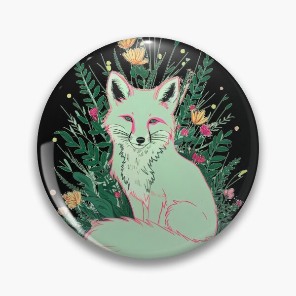 Artikelvorschau, Süßer Fuchs. Entzückender Fuchs, Aquarellfuchs, Fuchszeichnung, Blumenfuchs, Fuchsbild entworfen und verkauft von FoxVibes.