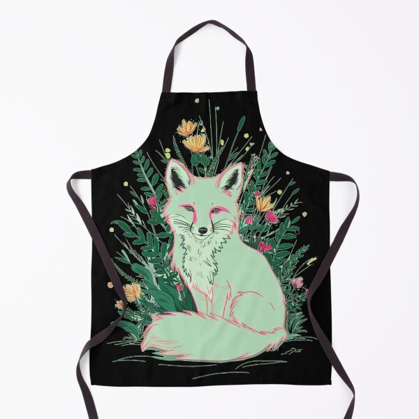 Item preview, Cute Fox. Adorable fox, watercolor fox, fox drawing, floral fox, fox image designed and sold by FoxVibes.
