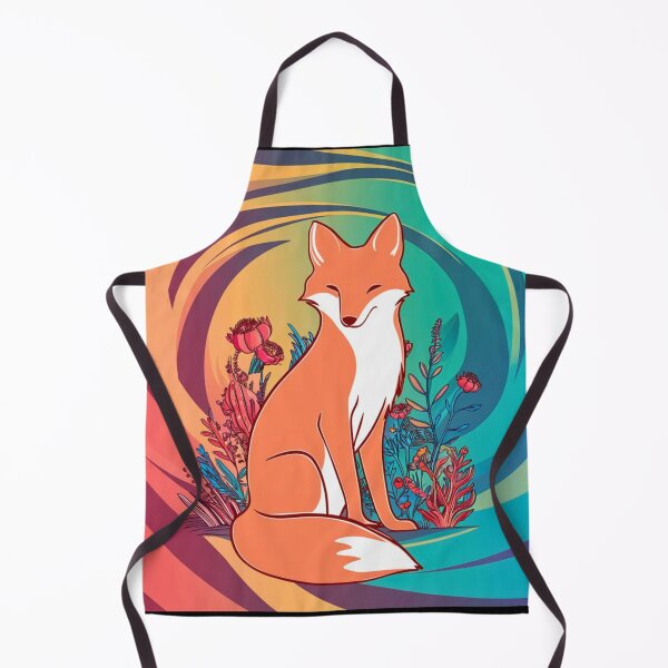 Artikelvorschau, Süßer Fuchs. Entzückender Fuchs, Aquarellfuchs, Fuchszeichnung, Blumenfuchs, Fuchsbild entworfen und verkauft von FoxVibes.