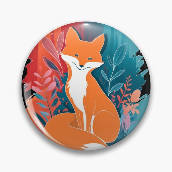 Artikelvorschau, Süßer Fuchs. Entzückender Fuchs, Aquarellfuchs, Fuchszeichnung, Blumenfuchs, Fuchsbild entworfen und verkauft von FoxVibes.