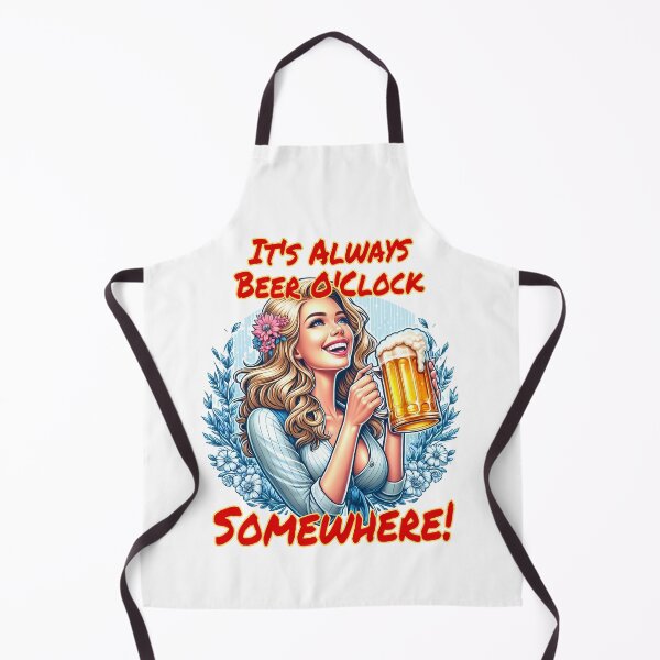 Item preview, It's always beer o'clock, somewhere! designed and sold by Black Sands Art.