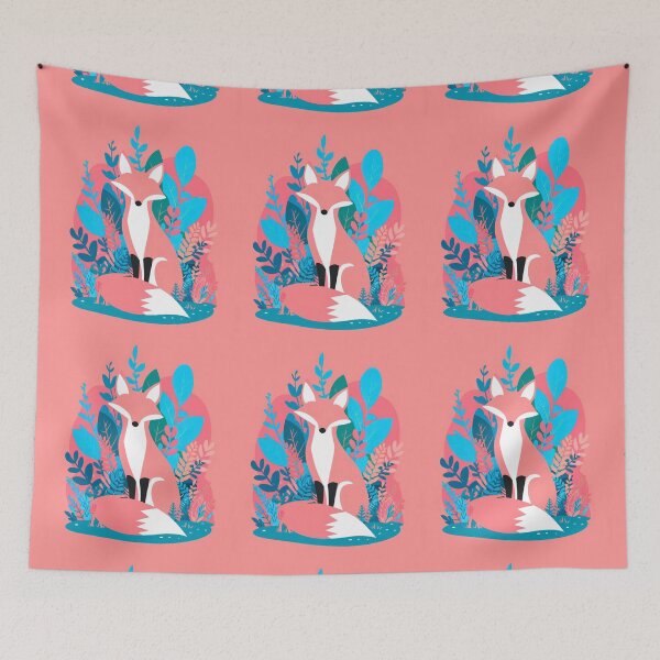 Artikelvorschau, Süßer Fuchs. Entzückender Fuchs, Aquarellfuchs, Fuchszeichnung, Blumenfuchs, Fuchsbild entworfen und verkauft von FoxVibes.