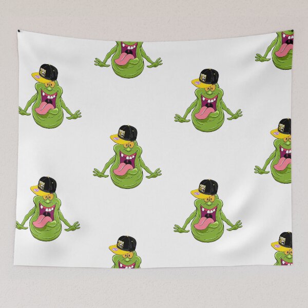 Item preview, Slimer the Richmond Tigers Fan designed and sold by Fake Heston’s Scribble Emporium.
