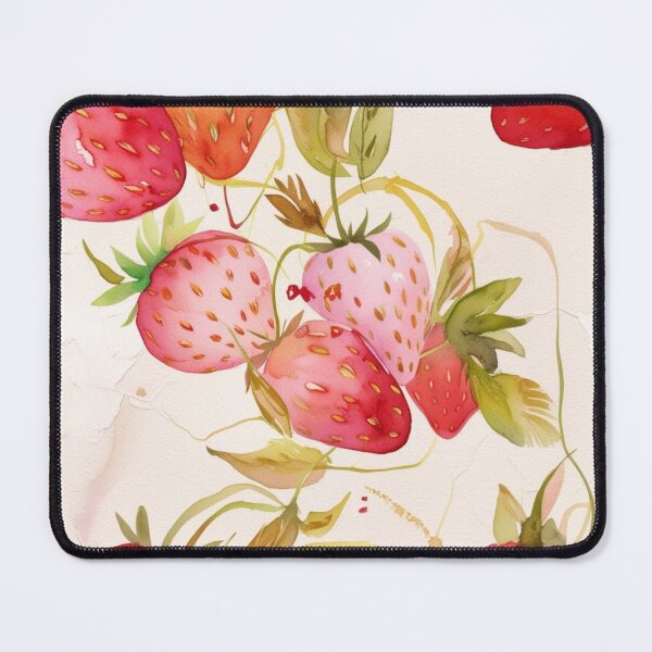 Item preview, Strawberry Watercolor Pattern designed and sold by ww-creative.