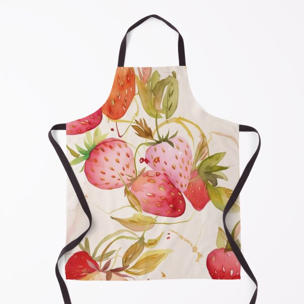 Item preview, Strawberry Watercolor Pattern designed and sold by ww-creative.