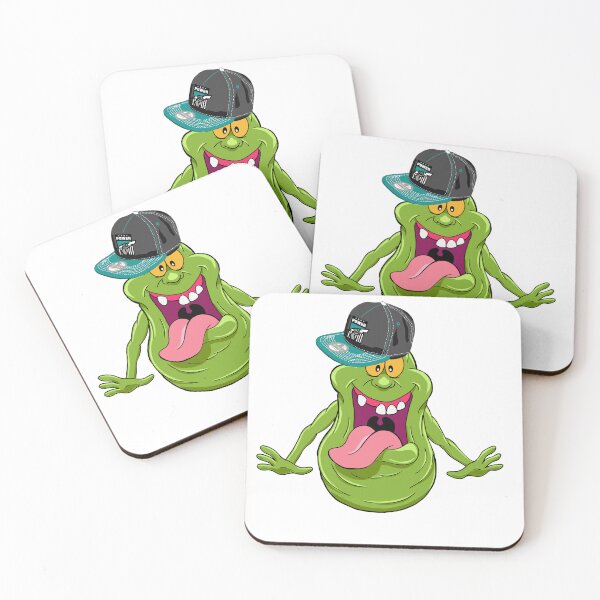 Item preview, Slimer the Port Adelaide Power Fan designed and sold by Fake Heston’s Scribble Emporium.