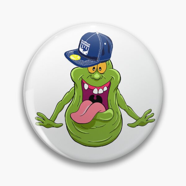 Item preview, Slimer the North Melbourne Kangaroos Fan designed and sold by Fake Heston’s Scribble Emporium.