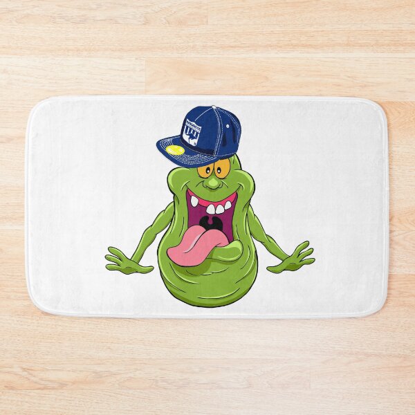 Item preview, Slimer the North Melbourne Kangaroos Fan designed and sold by Fake Heston’s Scribble Emporium.