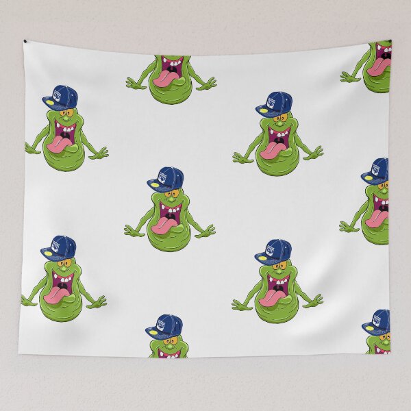 Item preview, Slimer the North Melbourne Kangaroos Fan designed and sold by Fake Heston’s Scribble Emporium.