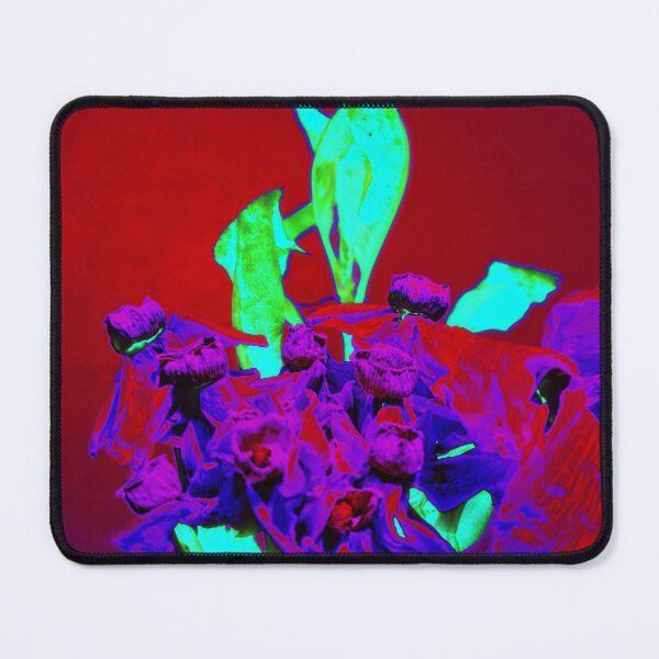 Item preview, Atomic Flowers in Red and Purple designed and sold by Robyn Eggs Art.