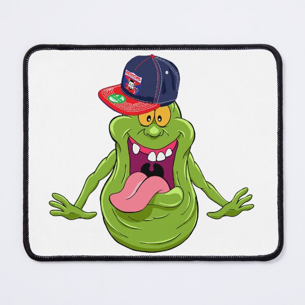 Item preview, Slimer the Melbourne Demons Fan designed and sold by Fake Heston’s Scribble Emporium.