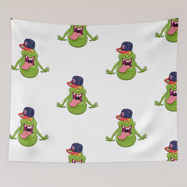 Item preview, Slimer the Melbourne Demons Fan designed and sold by Fake Heston’s Scribble Emporium.