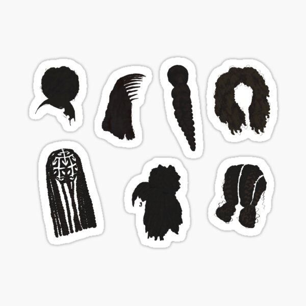 Item preview, Black Hairstyles designed and sold by Nayamasi.