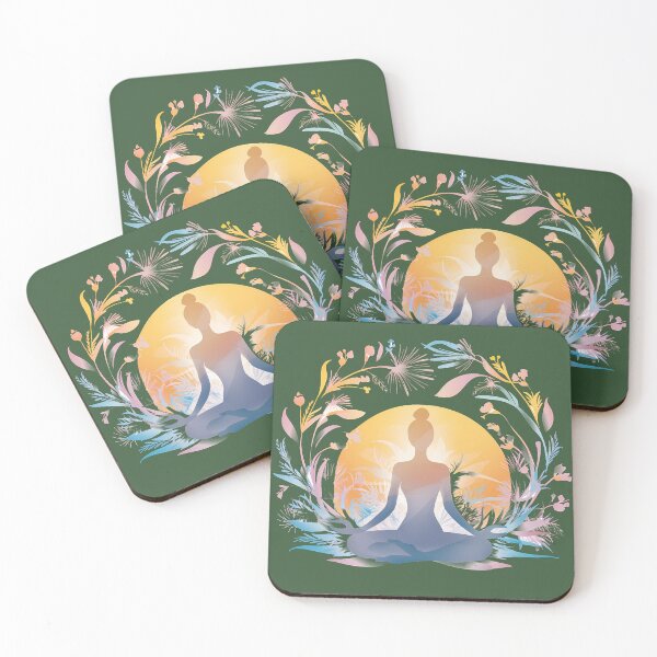 Item preview, Meditative Floral Sunrise designed and sold by RedTamah.