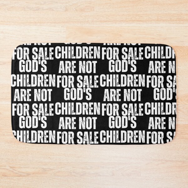 Item preview, "God's Children Are Not For Sale: Faith and Justice - Anti-Trafficking Inspirational Quote Text Design" designed and sold by artworkathome.