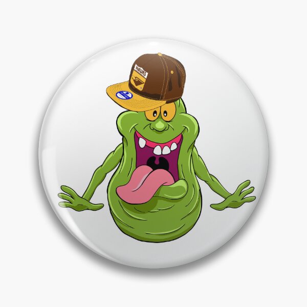 Item preview, Slimer the Hawthorn Hawks Fan designed and sold by Fake Heston’s Scribble Emporium.
