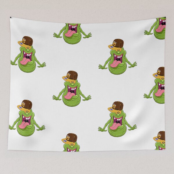 Item preview, Slimer the Hawthorn Hawks Fan designed and sold by Fake Heston’s Scribble Emporium.