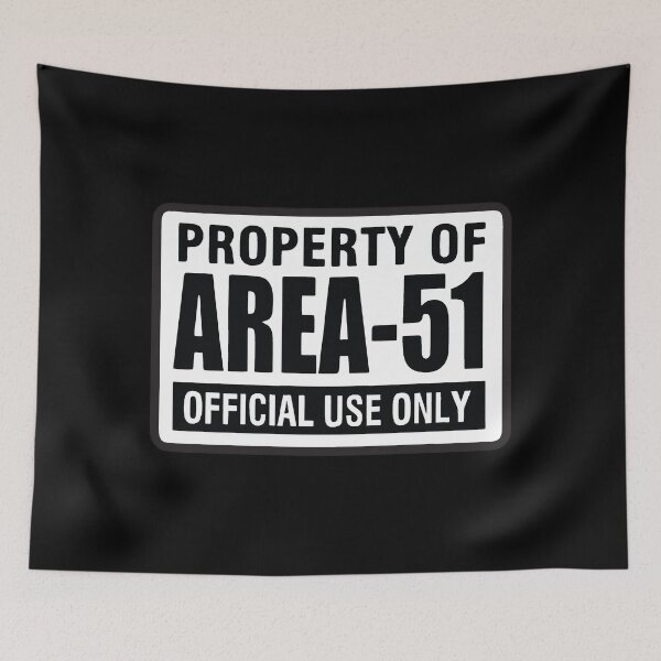 Item preview, Area 51 Sign, Government Property Sign designed and sold by Numbers-Art.