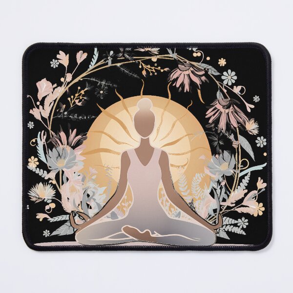 Item preview, Serene Floral Meditation designed and sold by RedTamah.