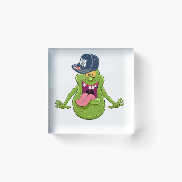 Item preview, Slimer the Geelong Cats Fan designed and sold by Fake Heston’s Scribble Emporium.