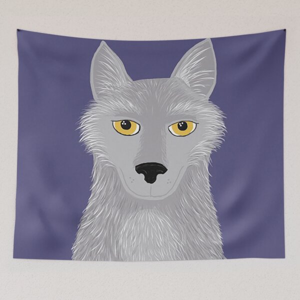 Item preview, Hunter the Grey Wolf designed and sold by priesterjen.