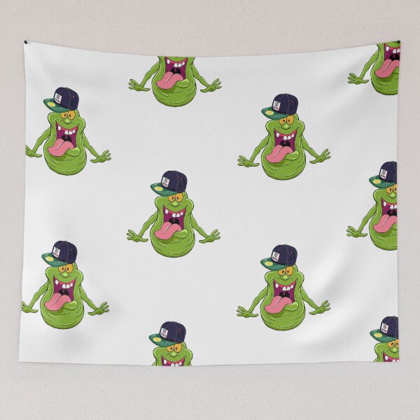 Item preview, Slimer the Fremantle Dockers Fan designed and sold by Fake Heston’s Scribble Emporium.