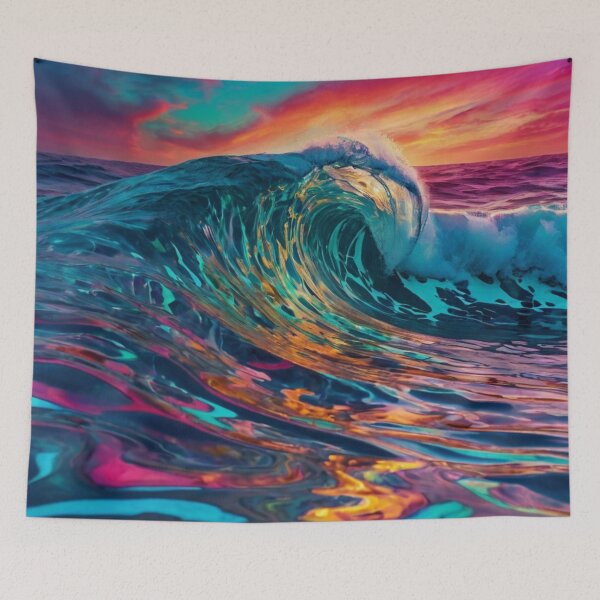Item preview, Vivid Ocean Wave designed and sold by karina360.
