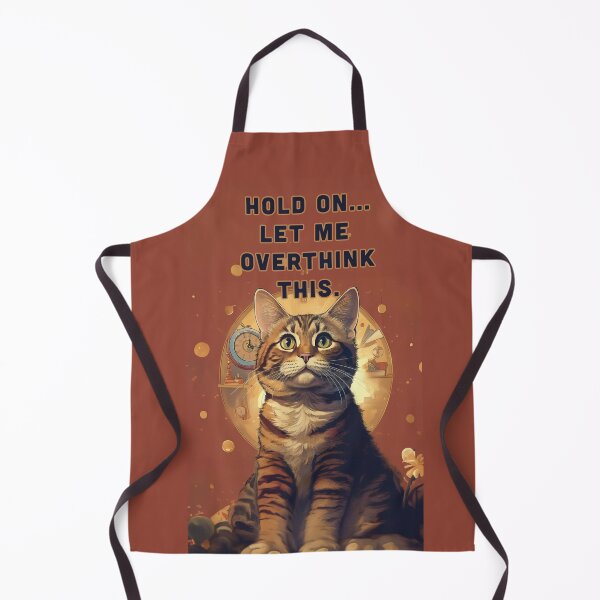 Item preview, CUTE KITTY OVERTHINK QUOTES designed and sold by La Loca.