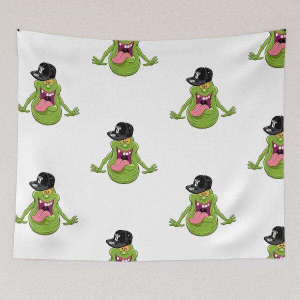 Item preview, Slimer the Collingwood Magpies Fan designed and sold by Fake Heston’s Scribble Emporium.