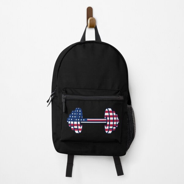 Item preview, USA flag Dumbbell Bodybuilding designed and sold by SusanaDesigns.