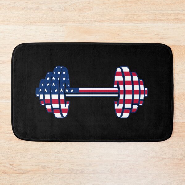 Item preview, USA flag Dumbbell Bodybuilding  designed and sold by SusanaDesigns.