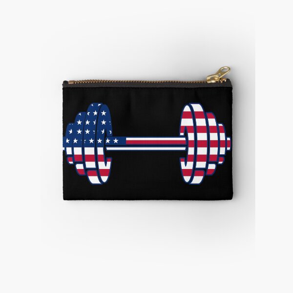 Item preview, USA flag Dumbbell Bodybuilding  designed and sold by SusanaDesigns.