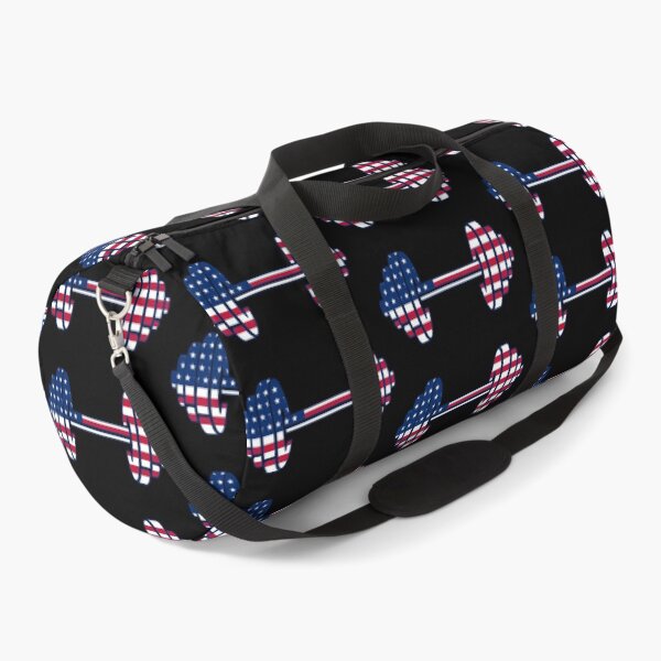 Item preview, USA flag Dumbbell Bodybuilding designed and sold by SusanaDesigns.