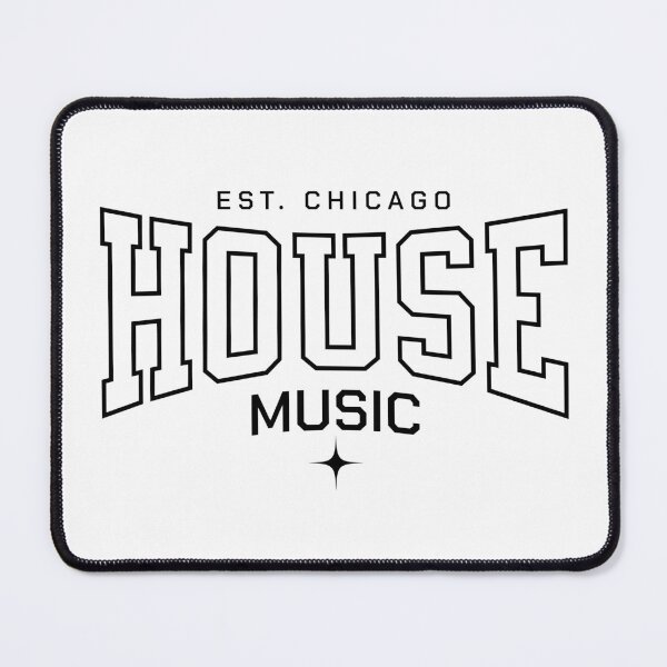 Item preview, HOUSE MUSIC - University Steez (black) designed and sold by Discothreadz.