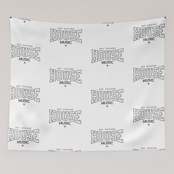Item preview, HOUSE MUSIC  - University Steez (black)  designed and sold by Discothreadz.