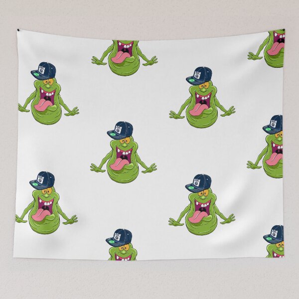 Item preview, Slimer the Carlton Blues Fan designed and sold by Fake Heston’s Scribble Emporium.
