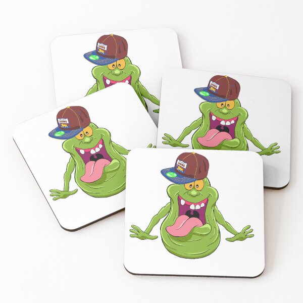 Item preview, Slimer the Brisbane Lions Fan designed and sold by Fake Heston’s Scribble Emporium.