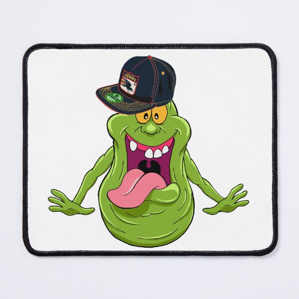 Item preview, Slimer the Adelaide Crows Fan designed and sold by Fake Heston’s Scribble Emporium.