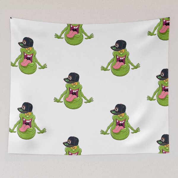 Item preview, Slimer the Adelaide Crows Fan designed and sold by Fake Heston’s Scribble Emporium.