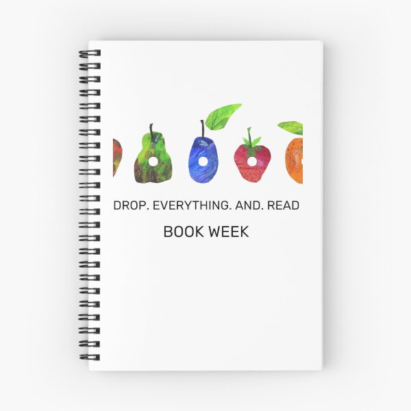 Item preview, Drop Everything and Read Hungry caterpillar Eric carle book week resource reading positive  book week sticker  designed and sold by LaundrySalt.
