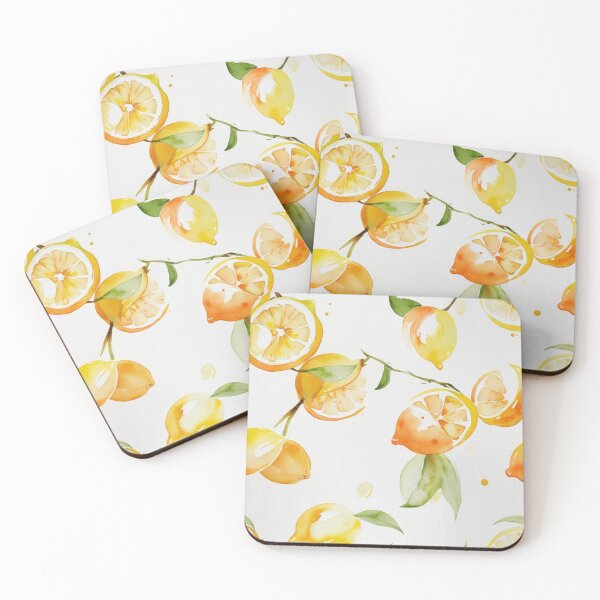 Item preview, Lemon Wattercolor Pattern designed and sold by ww-creative.